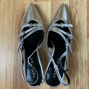 Madden Girl Silver Strappy Women's Shoes